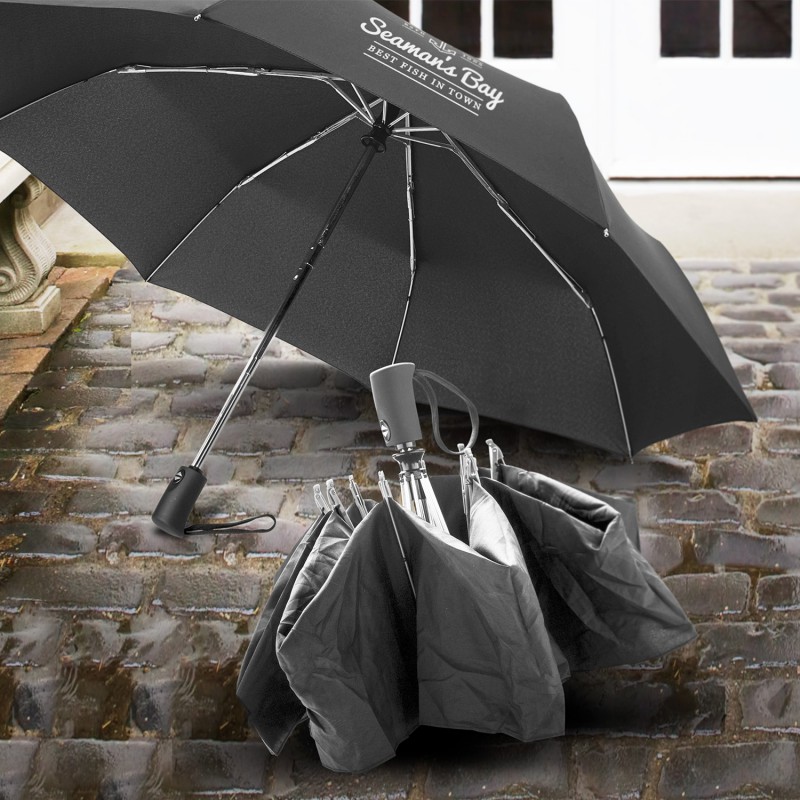 Swiss Peak Foldable Umbrella, Printed & Corporate Branded Promotional  Folding Umbrellas