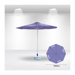 3x3m Round Commercial Market Umbrella