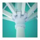 Market Umbrellas - 3x3m Square Market Umbrellas With Valances