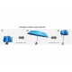 Custom Made Umbrellas - Designa Full Colour Genie Umbrella-Sea