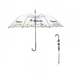 Transparent Eight-Panel Umbrella